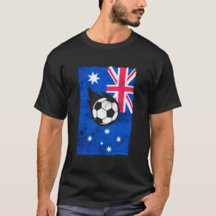 Camiseta Bandeira Australiana de Futebol de Futebol