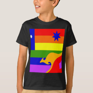 Camiseta Bandeira australiana do orgulho gay