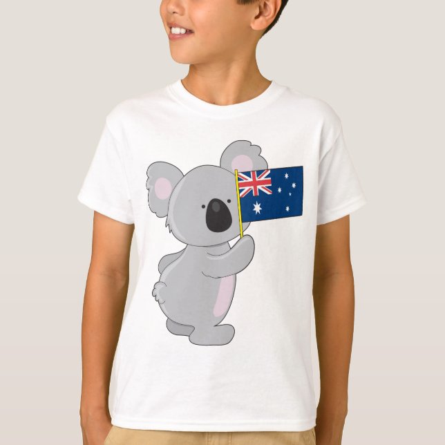 Camiseta Bandeira Australiana Koala (Frente)