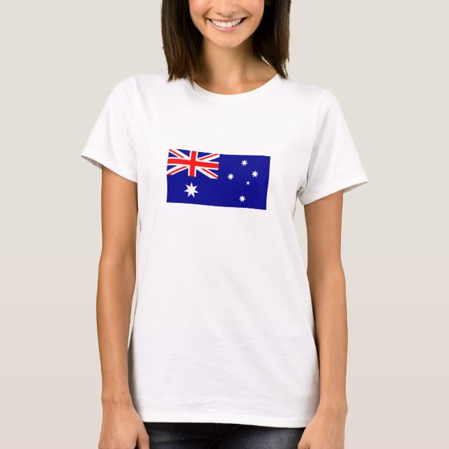 Camiseta Bandeira Australiana Patriótica (Frente)