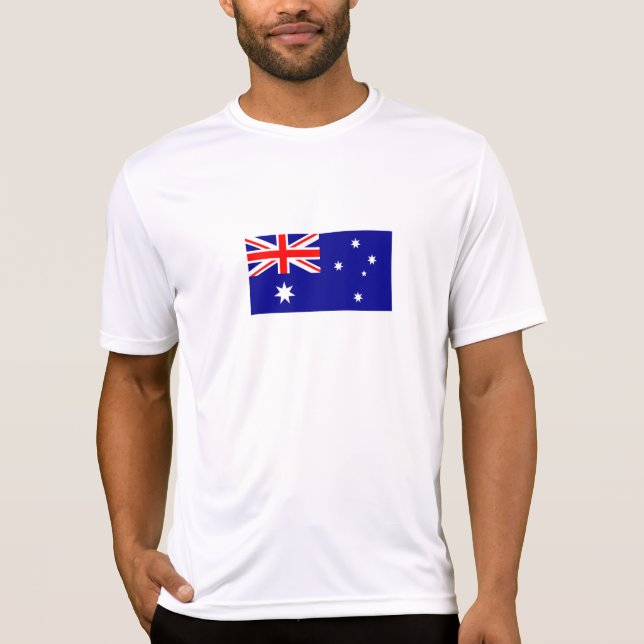 Camiseta Bandeira Australiana Patriótica (Frente)