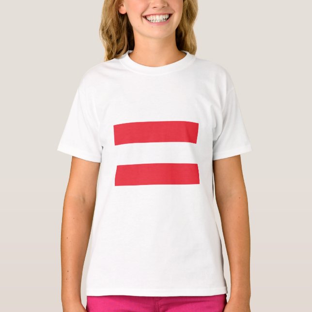Camiseta Bandeira Austríaca (Áustria) (Frente)