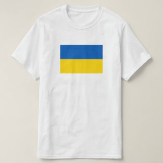 Camiseta Bandeira Azul Ucrânia e Amarelo