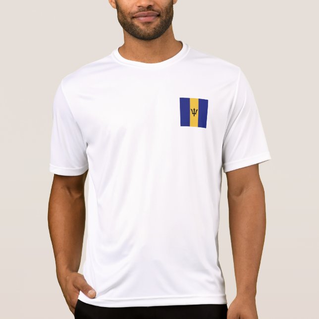 Camiseta bandeira Barbados (Frente)