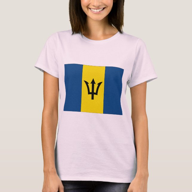 Camiseta Bandeira Barbados (Frente)