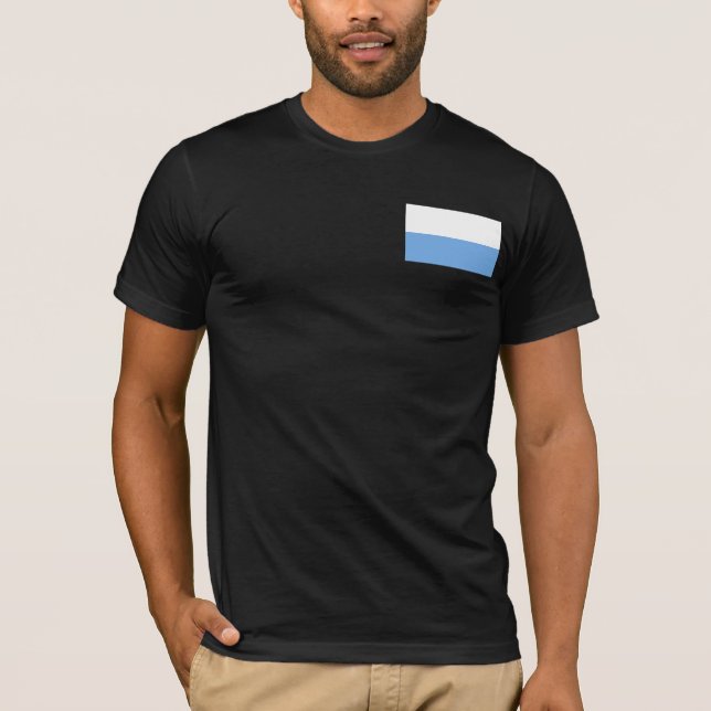 Camiseta Bandeira bávara de tira (Frente)