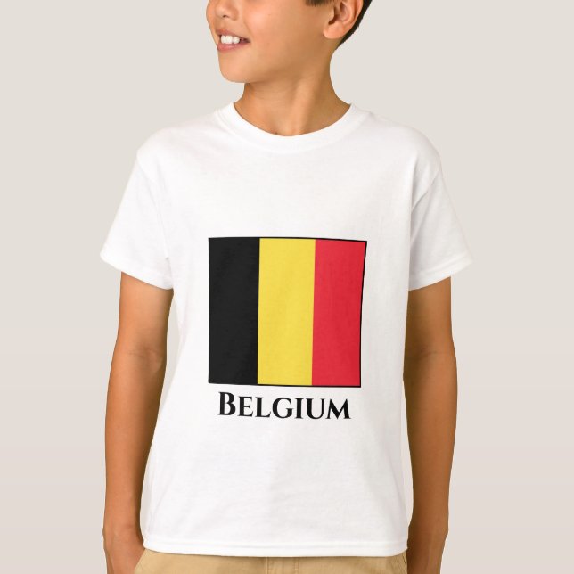 Camiseta Bandeira belga (Frente)