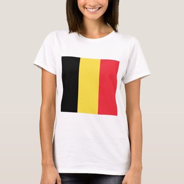 Camiseta Bandeira belga (Frente)