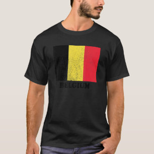 Camiseta Bandeira Belga Bandeira Orgulho Belga