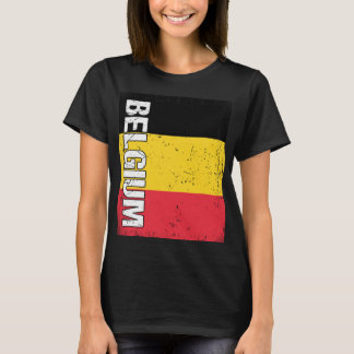 Camiseta Bandeira belga Bélgica 1