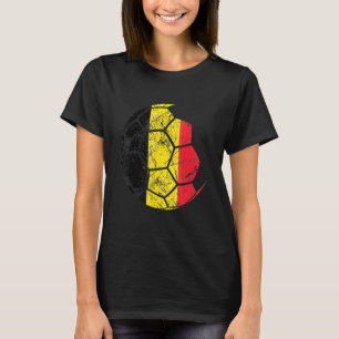 Camiseta Bandeira belga de apoio à equipe nacional da Bélgi
