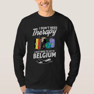 Camiseta Bandeira belga I Bandeira I Vacation Bélgica