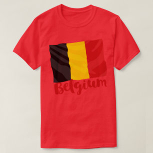 Camiseta Bandeira Bélgica T-Shirt