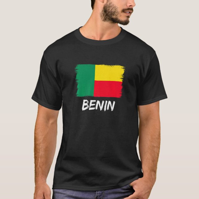 Camiseta Bandeira Beninense Benim (Frente)