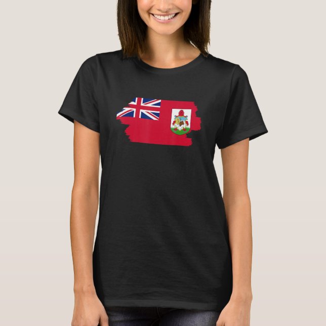 Camiseta Bandeira bermudiana Bermudas (Frente)
