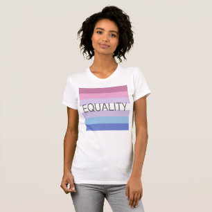Camiseta Bandeira Bigênero da IGUALDADE