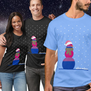 Camiseta Bandeira bissexual, presentes de natal