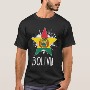 Camiseta Bandeira Bolívia Patriótica