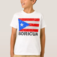 Bandeira Boricua do vintage de Puerto Rico