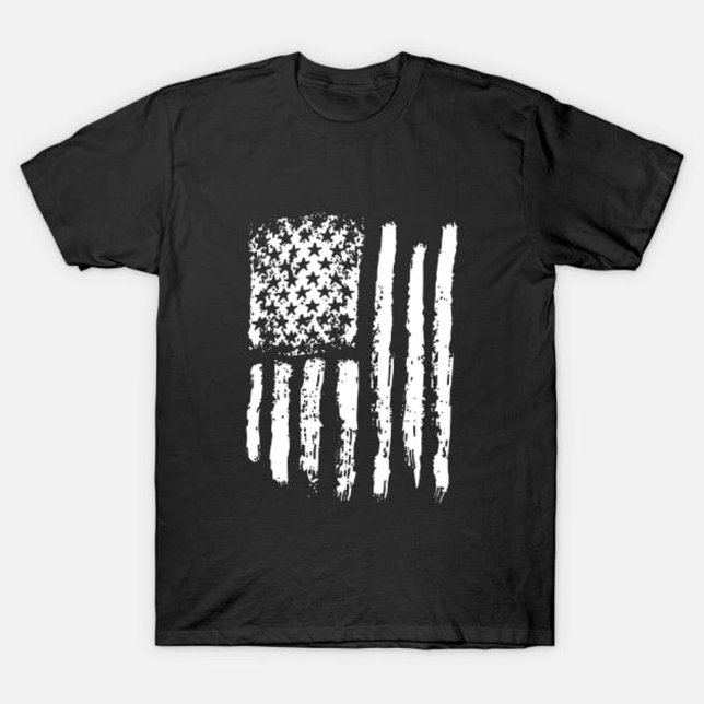 Camiseta Bandeira Branca Distante Americana (Criador carregado)