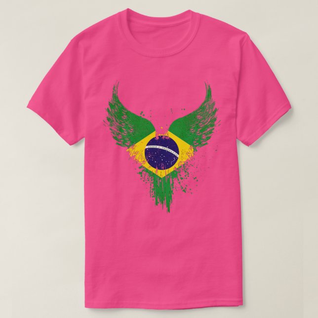 Camiseta Bandeira brasileira (Frente do Design)
