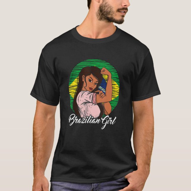 Camiseta Bandeira brasileira 2 (Frente)