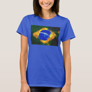 Camiseta Bandeira brasileira BR Brasil