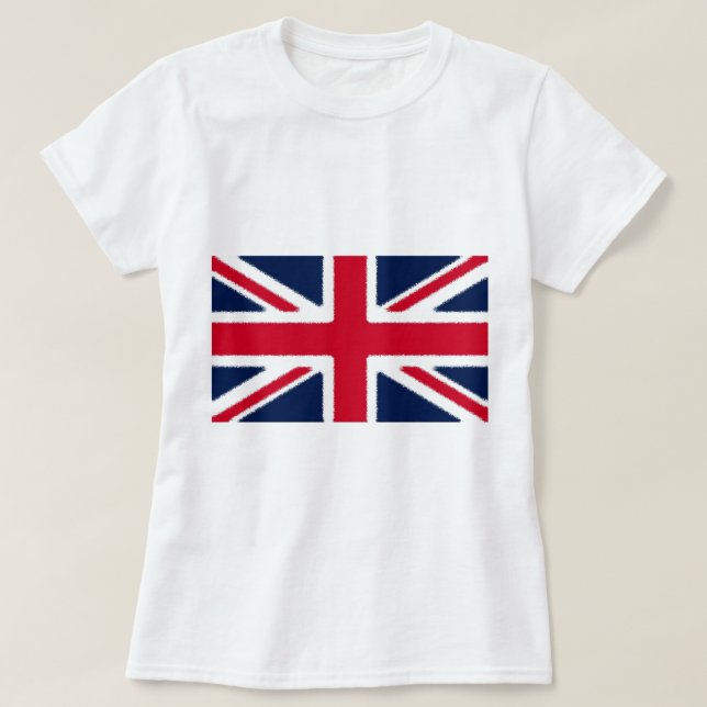 Camiseta Bandeira Britânica (Frente do Design)