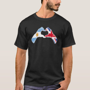 Camiseta Bandeira Britânica Argentina - Reino Unido Argenti