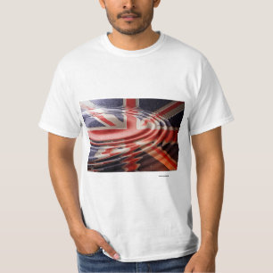 Camiseta Bandeira Britânica refletida