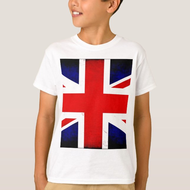 Camiseta Bandeira britânica Union Jack (Frente)