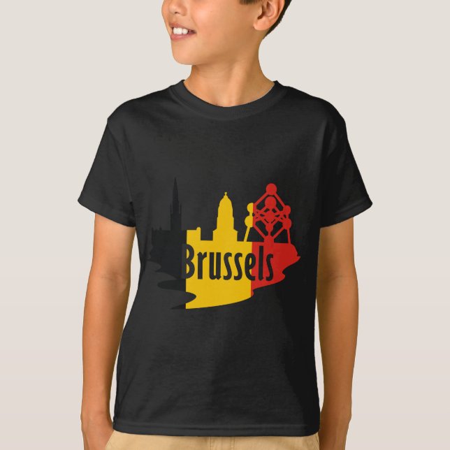 Camiseta Bandeira Bruxelas (Frente)