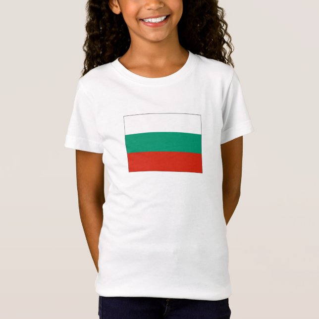 Camiseta Bandeira Búlgara Patriótica (Frente)