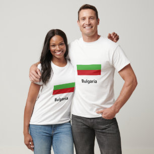 Camiseta Bandeira Bulgária