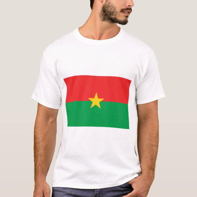 Camiseta Bandeira Burkina Faso (Frente)