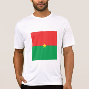 Camiseta Bandeira Burkina Faso