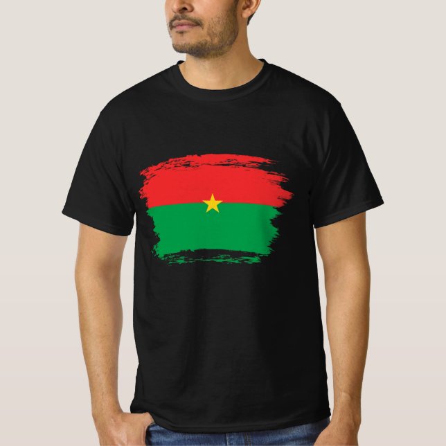 Camiseta Bandeira Burkina Faso (Frente)