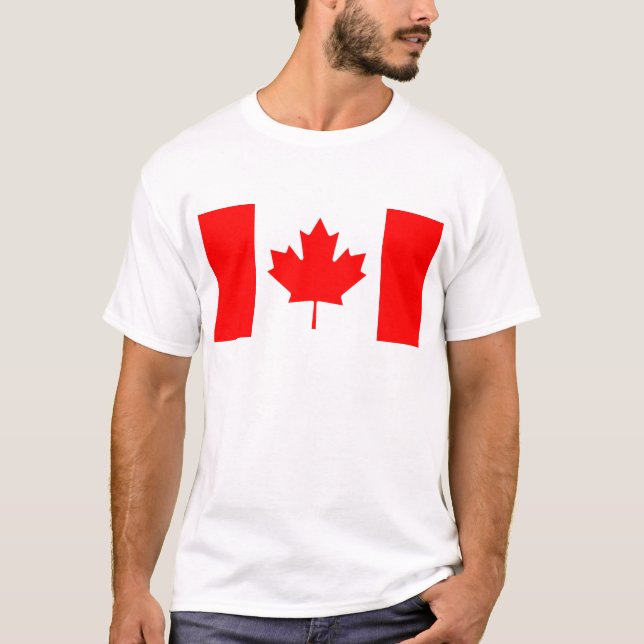 Camiseta Bandeira CA de Canadá (Frente)
