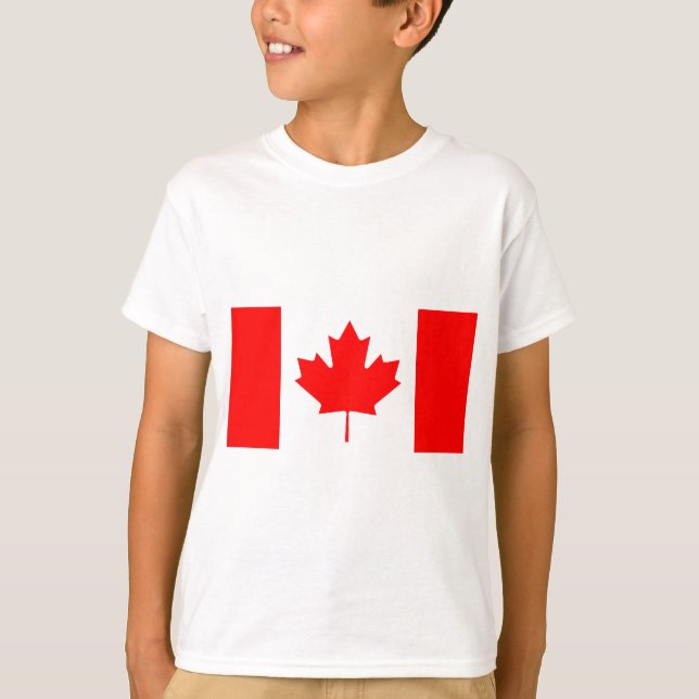 Camiseta Bandeira canadense (Frente)