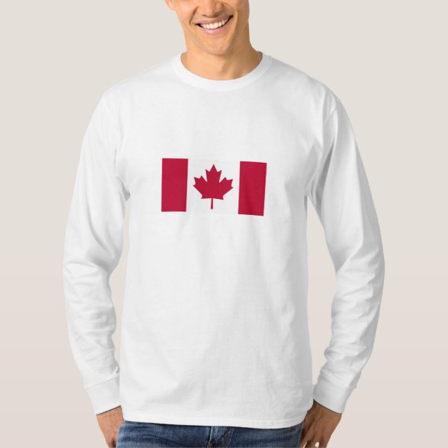 Camiseta Bandeira canadense (Frente)