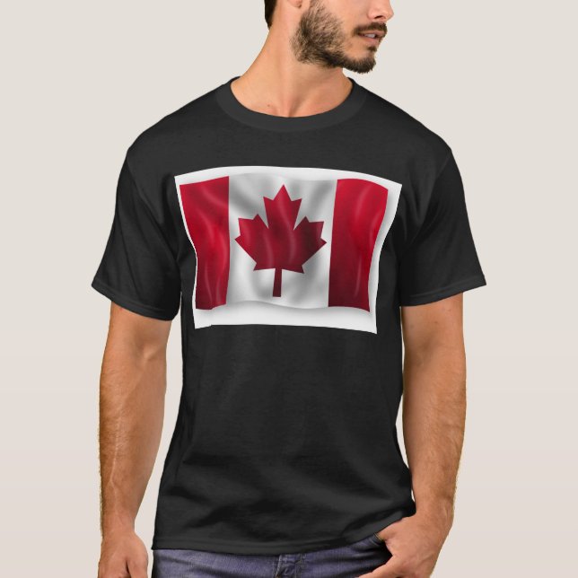 Camiseta Bandeira canadense (Frente)