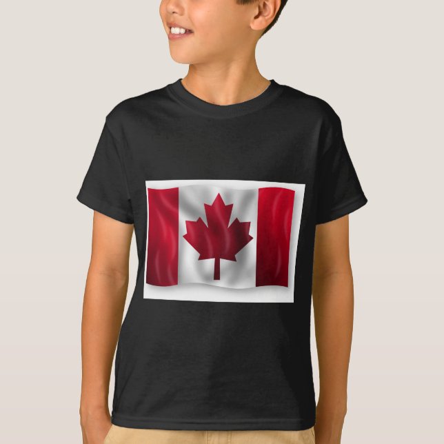 Camiseta Bandeira canadense (Frente)
