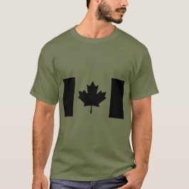 Camiseta Bandeira Canadense: Blecaute