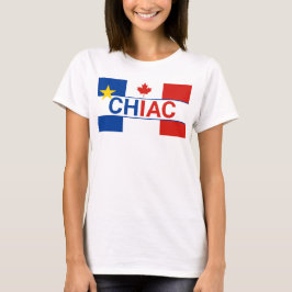 Camiseta Bandeira Canadense Chiac Acade