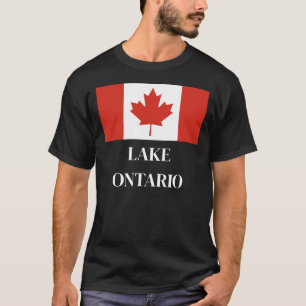 Camiseta Bandeira Canadense do Lago Ontário