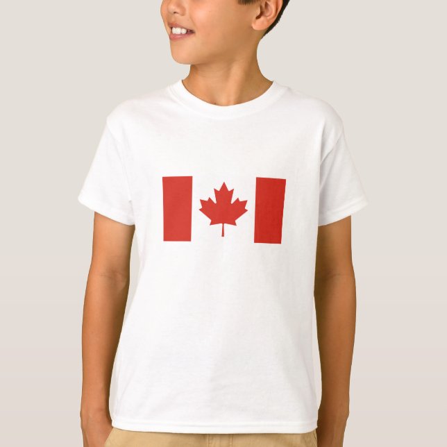 Camiseta Bandeira Canadense Patriota (Frente)