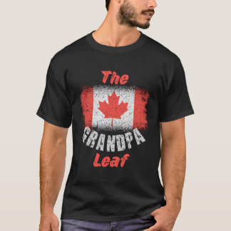 Camiseta Bandeira Canadiana 1Rua De Julho Vovô Maple Leaf C