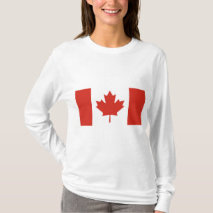 Camiseta Bandeira Canadiana (Maple Leaf) (Canadá)