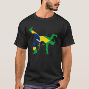 Camiseta Bandeira Capoeira Bencao Brasil