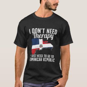 Camiseta Bandeira Caribenha I Bandeira da República Dominic